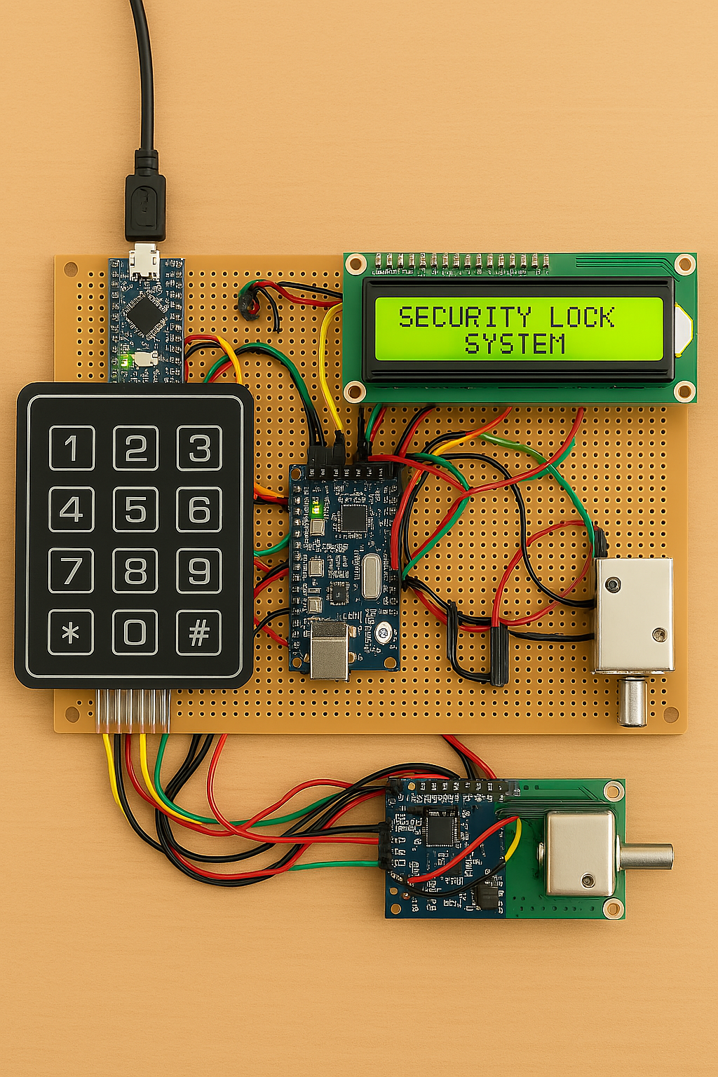 Arduino IoT Security Lock System